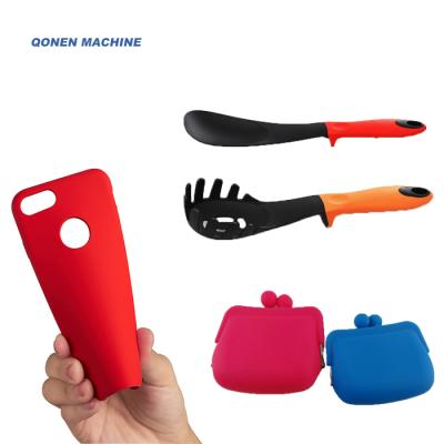 China Vertical Liquid Injection Machine QE-LSR Silicone Rubber Injection Molding Machine Making Phone Case for sale