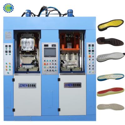 China 220T 2019 new shoe sole outsole injection molding machine with 2 /4 station single / double color for sale