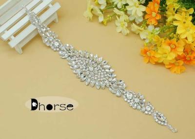 China Cosa en el Applique goteado diamante artificial nupcial de Bling para los vestidos de boda en venta