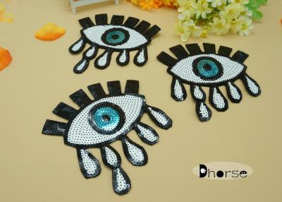 Chine Bling cousent sur des embellissements de paillette pour la décoration de costume, petite conception de yeux à vendre