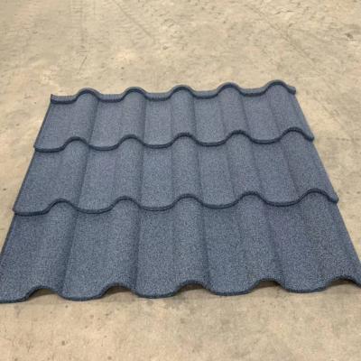 China Anti - Corrosion Color Stone Coated Metal Roof Tiles With Competitive Price for sale