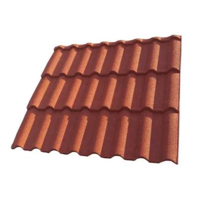 China Anti-Corrosion Color Stone Coated High Quality Metal Roof Tiles for sale