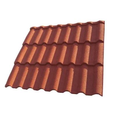 China Anti - Corrosion Color Stone Coated Metal Roof Tiles With Competitive Price for sale