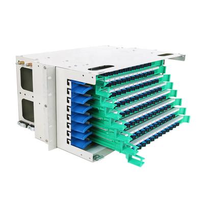 China FTTH FTTB FTTX Network Odf Ftth Cold Rolled Steel Racks & Enclosure Ftth Fttb Fttx Network SC LC Accept Btpon Poem Odd Fiber Optic Of Of Fiber Opti for sale