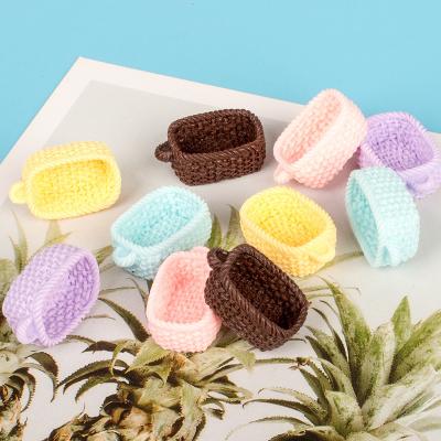 China Kids Educational Toys Or DIY Mobile Phone Case Toys Kids Mini Basket DIY Bread Mango Strawberry Strawberry Early Education Supermarket For Phone Case Kitchen Accessories Toys for sale