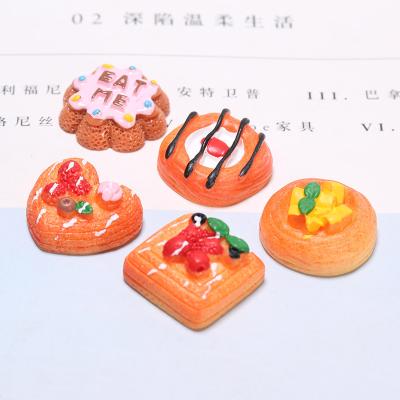 China Kids Educational Toys or DIY Cell Phone Case Toys Mini Sweet Bread Cake Gift Simulation Model Wholesale Crafts Early Education for Kids Phone Case Kitchen Accessories Toys for sale