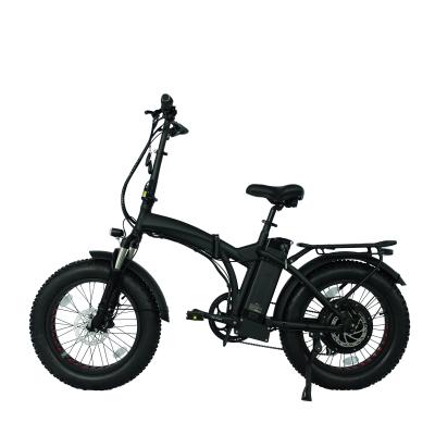 China Folding 1000w Steel Electric Bike Fat Tire 20*4.0 Folding Electric Bike 750w Electric Bicycle for sale