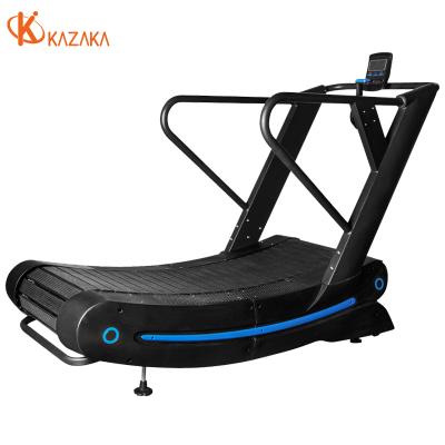 China 2021 Cheap Bft Commercial Woodway 4 in 1 Body Fitted Curved Curve Air Runner Treadmills By Manual Fitness for sale