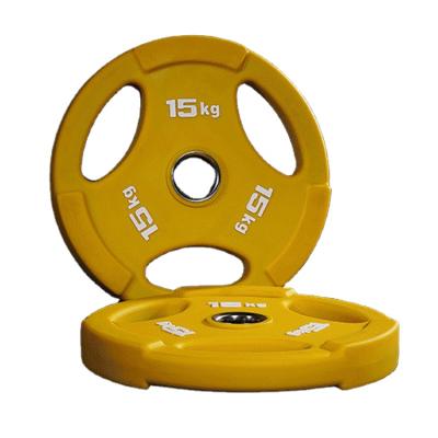 China Eco-friendly Wholesale Barbell Competition Change Gym Custom Colored OEM Weightlifting Exercise Colored Rubber Bumper Plates for sale