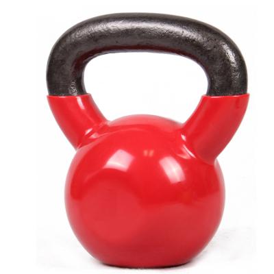 China Durable China Color Fitness Equipment Portable Weight Plastic Coated Dipping Kettle Bell for sale