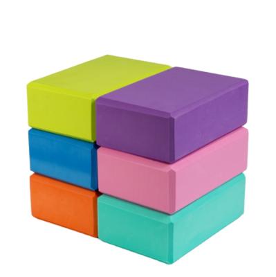 China High Density Factory Price Yoga Block Brick Cheap Label Eva Packaging Yoga Block for sale