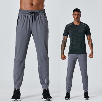 China Wholesale Custom Men's Drawstring Trousers Breathable Running Sporty Men's Black Pants Sweatpants for sale