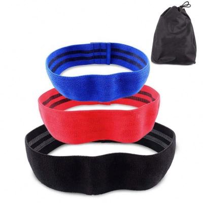 China Fitness Exercise Weightlifting Thapur Yarn Bands Sports Hip Circle Bands Vigorous Sling Shot for sale