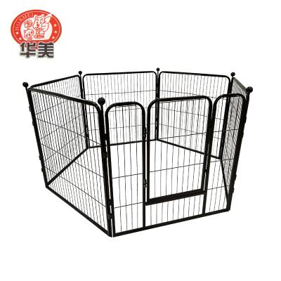 China Best cheap outdoor temporary portable folding easily assembled lowes metal wire lowes expandable expandable decorative dog barriers for dogs for sale