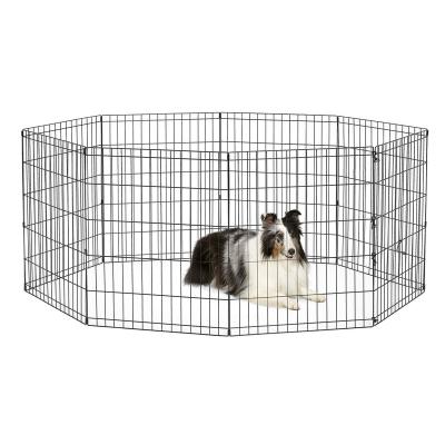 China Viable Customize Midwest Outdoor Portable Foldable Metal Large Dog Playpens Pet Puppy Exercise Game Pen for sale