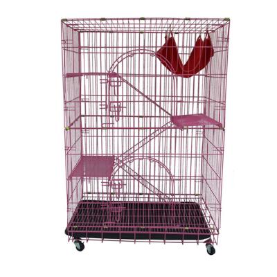 China Viable Hot Selling Large Folding Wire Cat Show Cages MHC005 for sale