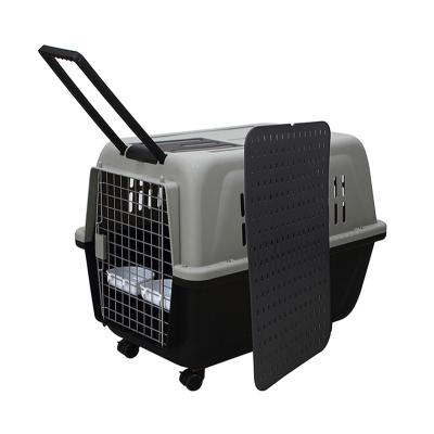 China 2020 New Design Sustainable Large Dog / Airline Pet Travel Crate Approved Carriers And Crates for sale