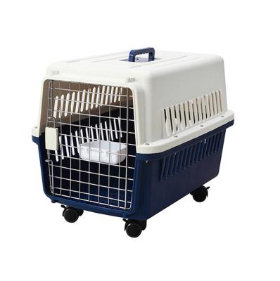 China 2020 breathable new design travel kennel for medium dog/pet carrier in store/plastic airline dog carriers for sale for sale