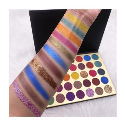 China 2019 waterproof high quality makeup make your own brand private label eyeshadow palette for sale