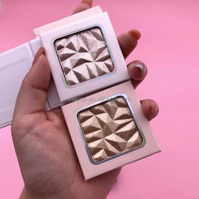 China Waterproof Wholesales Face Highlighter Makeup No Logo Plain Custom Highlighter for sale