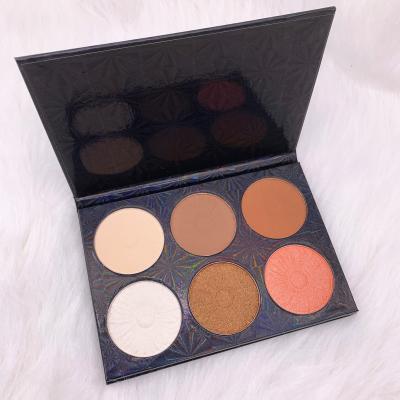 China Low moq high quality private label highlighter palette makeup blush and highlighter palette for sale