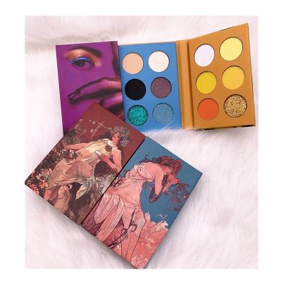 China Private Label Product Waterproof Different Color High Pigment Makeup Cosmetic Eyeshadow Palette for sale