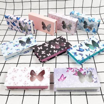 China Hot Selling Waterproof Soft Strip Eyelash Packaging Make Your Own Brand Eyelash Box High Quality Mink Eyelash for sale