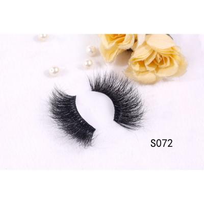 China Natural fluffy strip crisscross false eyelashes lashes real mink lashes 3d mink lashes for sale