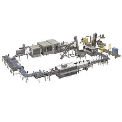 China Small Scale Complete Food Water Lines Full Set Mineral Water Production Line for sale