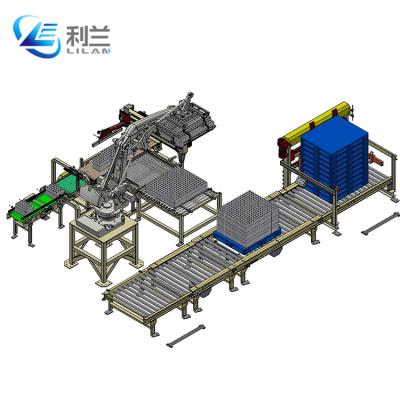 China CLOTHING High Productivity Articulated Arm Robot Palletizer For Fertilizer In Low Price for sale