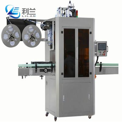 China Automatic Beverage Shrink Sleeve Labeling Machine For PET Bottles Glass Bottles for sale