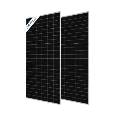 China Mono Solar Power System JA 144cells 550W Solar Panel 530W 535W 540W 545W 550W Solar Cells Module Half for sale