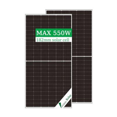 China High Efficiency 9 MBB Industrial Cell PV Half Panels 530W 535W 540W 545W 550W Solar Power Panels for sale