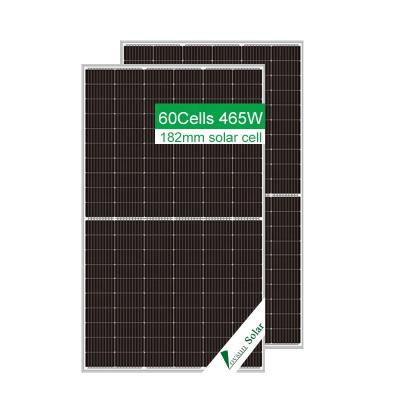 China Solar Power System 450W 455W 460W Mono Cut Perc Cell Solar PV Half Panels for sale