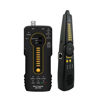 China Cable Tester Digital Mode Network CAT5 CAT6 UTP STP RJ45 RJ11 LAN Cable Tester Wire Tracker Line Finder and PD Powered Detection for sale