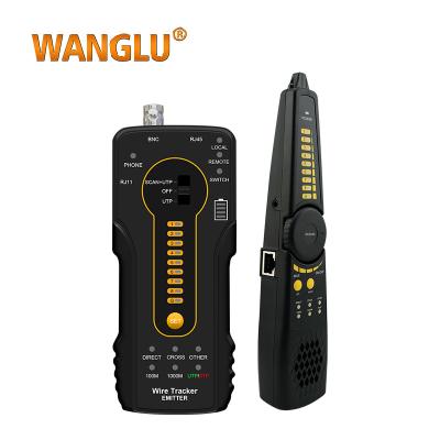 China WANGLU Network Cat5 Cat6 UTP STP RJ45 LAN Cable Tester Wire Tracker Tracer Line Finder CT66 for sale