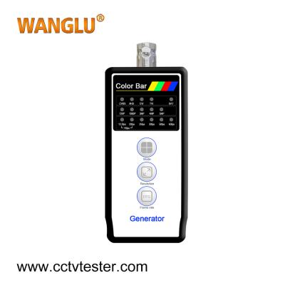 China 8MP CVI/TVI /AHD camera signal output CVI/TVI/AHD/CVBS color line signal generator with monitor/cable/line detection for sale