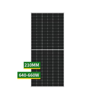 China Price 415W 455W 550W 650W 700W Solar Power System Photovoltaic Solar Panel PV Panels Mono Modules Half Cell Solar System For Home Kit for sale