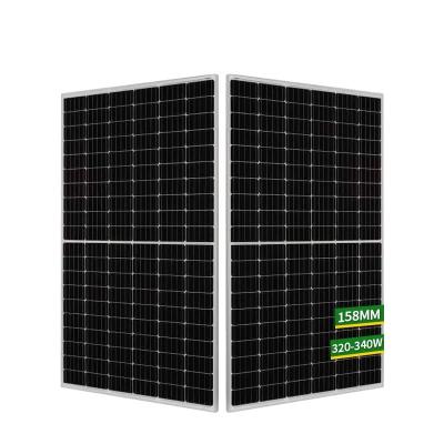 China Solar Power System GREEN ENERGY 5bb 120 Mono Crystalline Module Solar Panel 330w 340w 350w Cells With Stock for sale