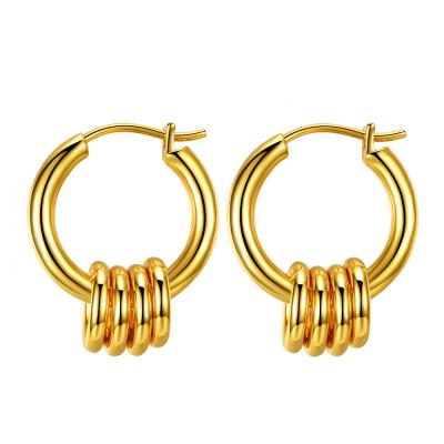 China Xiqi Fashion Mens Womens CustomDangle Jewelry 925 Sterling Silver Gold Plated Huggie Hoop Earrings for sale