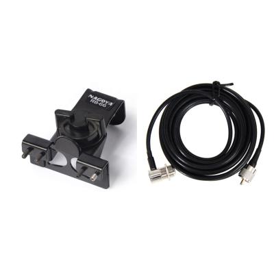 China Black RB66 Mobile Car Radio Antenna Mount Bracket With 5M RG58 Antenna Extension Cable PL259 SO239 For Kenwood Yaesu ICOM RG58 for sale