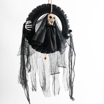 China Scary Halloween Props For Indoor Outdoor Horror Ghost Ornaments Hanging Pop Halloween Decoration for sale