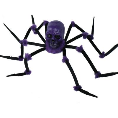 China Outdoor Halloween And Yard Creepy Decoration Scary Colorful Spider Props Halloween Spider Decorations WPS for sale