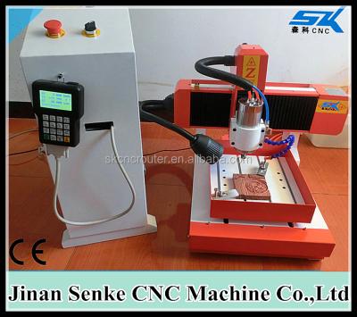 China High Quality SKM-6060 Metal Engraved Mini Metal Challenge Coin CNC Milling Machine for sale