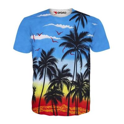 China Custom Anti Shrink Sublimation Print Cool Mesh All Over Print Fit 100% Polyester Sublimation Dry T-Shirt for sale