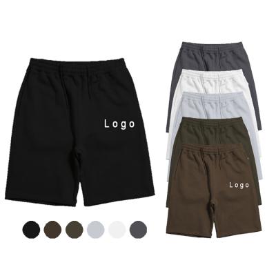 China Custom Cotton Fleece Shorts Men's Cotton Fleece Logo Embroidery Anti-wrinkle Printing Warm Winter Short Pant for sale