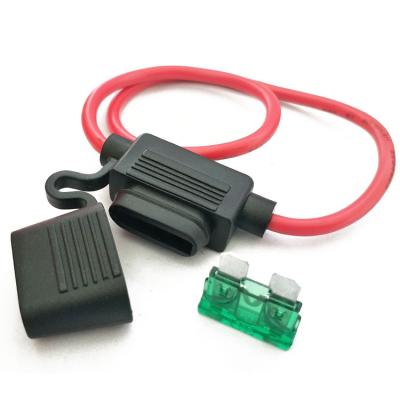 China ATO Blade Fuse PVC Plastic With Wire Waterproof Car Fuse Holder for sale