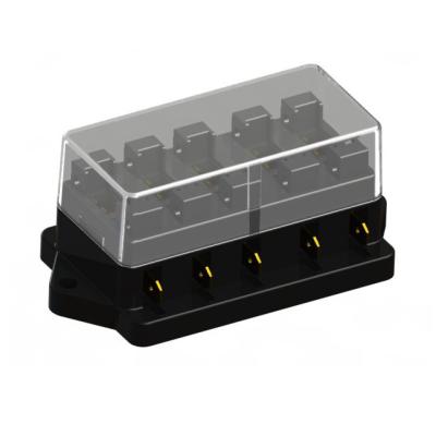 China ATO Blade Fuse Fuse Box 5 Way Fuse Block Tractor Automotive Fuse Box for sale