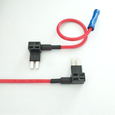 China ATO Blade Fuse 32V Mini Car Add-a-Circuit Fuse TAP Adapter ATM APM Blade Fuse Holder for sale