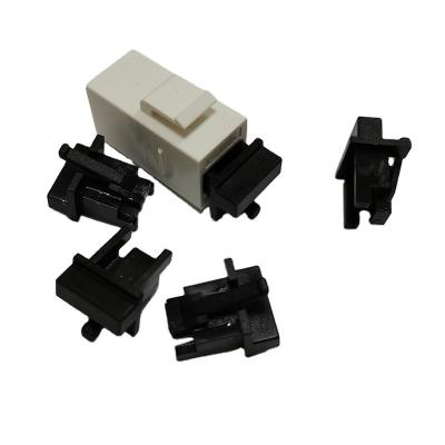 China Keystone RJ45 Jack RJ45 UTP Jack Dust Plug RJ45 Keystone Connector With Dust Cover for sale